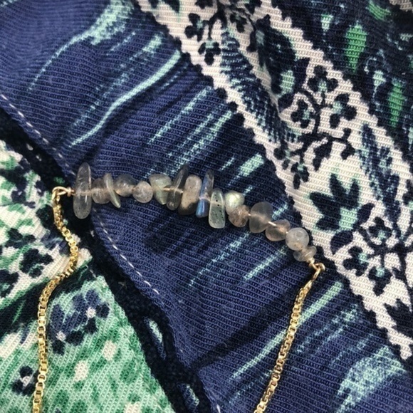 Raw Rutilated Quartz Gold Handmade bracelet NWT - Picture 7 of 9